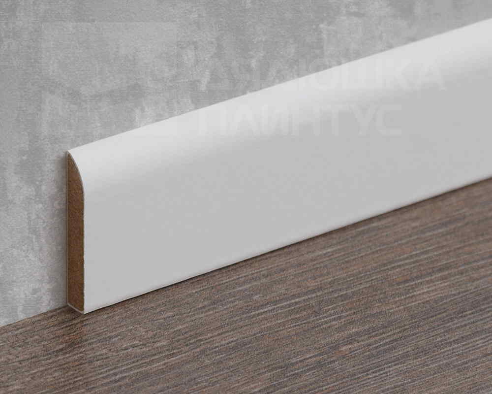 Плинтус ХДФ Dollken FL 25мм х 5мм х 2,5м 1013 (5012) Белый