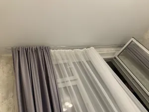 Карниз двухрядный кованый УЮТ d16мм 2,4м Белый/Золото