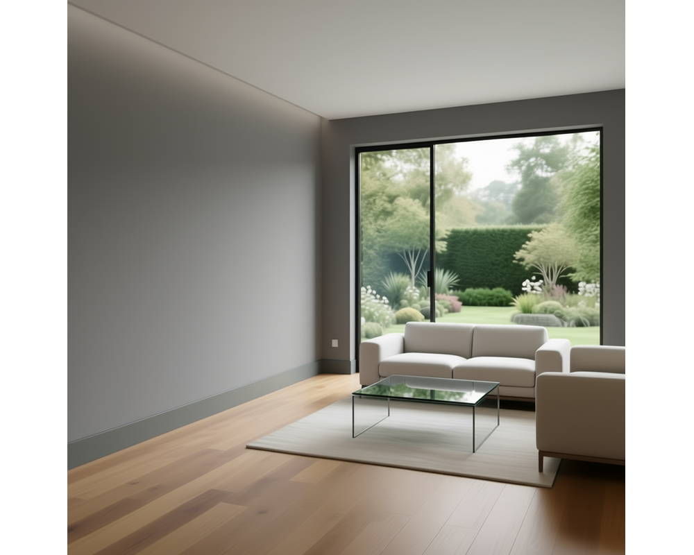 Плинтус Decaro Invisible PL 80  2м Белый под покраску