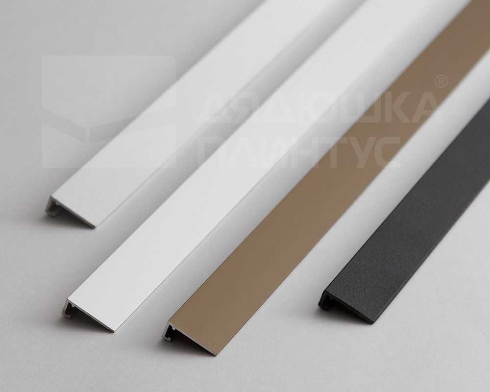 Микроплинтус AL16X5-03 16х6х1900мм Чёрный