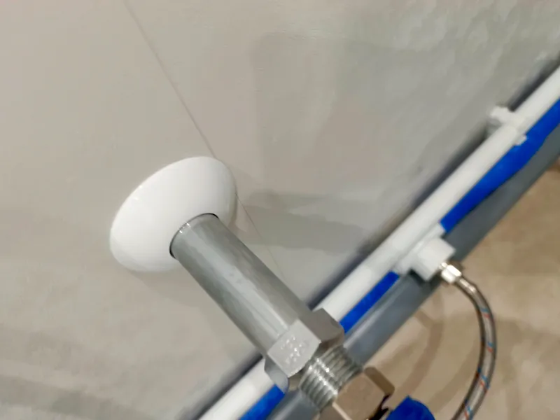 Обвод для труб универсальный ПВХ ИДЕАЛ Ф16-22 001 Белый