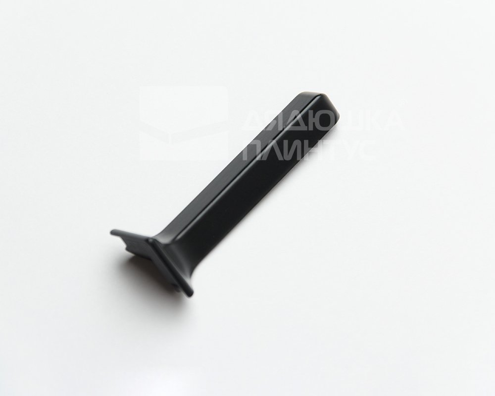 Угол наружный для плинтуса Волшебная палочка 60 мм Чёрный матовый