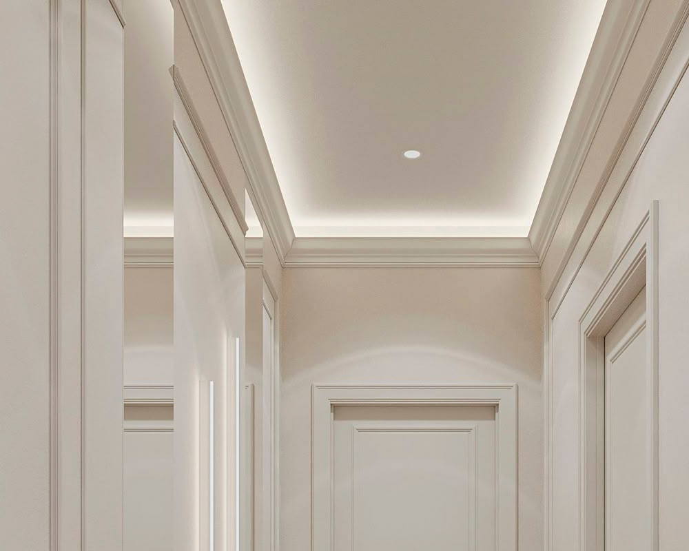 Карниз потолочный NMC WT4 70*180*2000 Белый под покраску