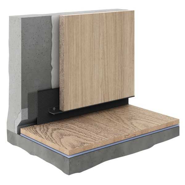 Монтажная часть Decaro Engineering  D002.2 F1A Black 2м Черный