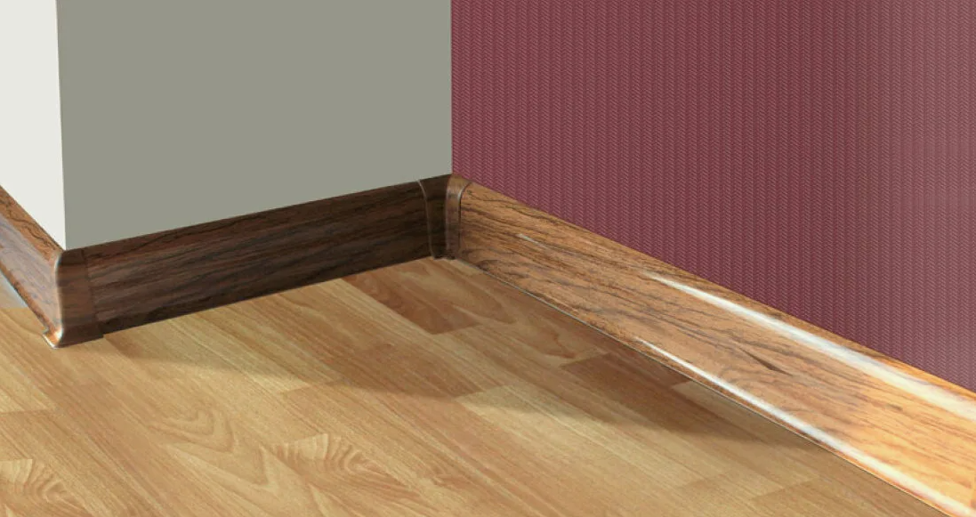 Плинтус ПВХ Волшебная палочка 58мм 2,2м 5811