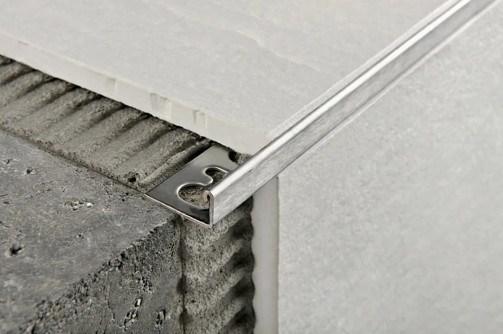 Профиль для плитки латунный PVL03 12,5 мм х 2,7 м Хромированый