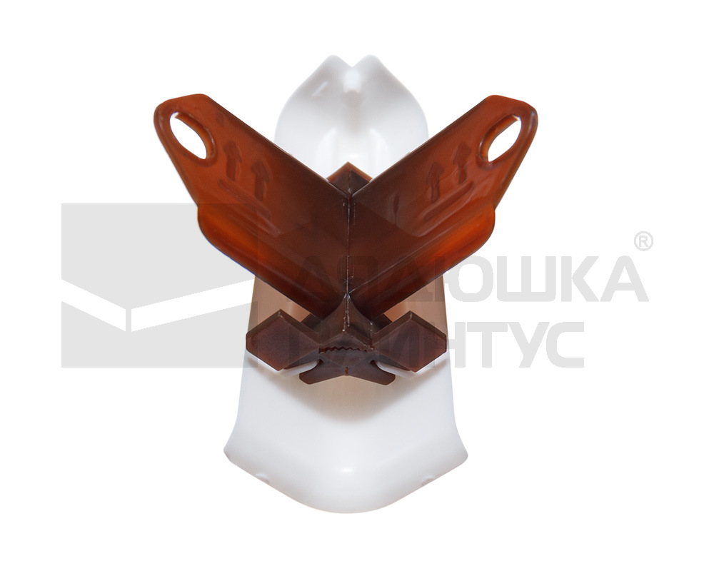 Угол наруж Деконика ИДЕАЛ 70 мм 001-G Белый глянцевый