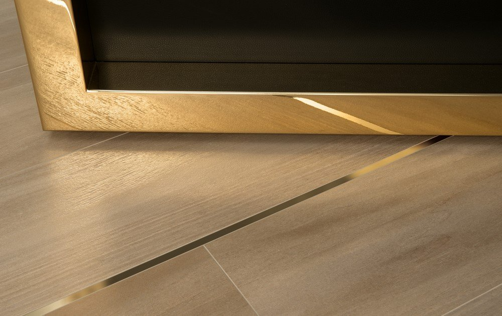 Профиль Г-образный латунь полированная 10мм 2,7м MSPLGOL 10