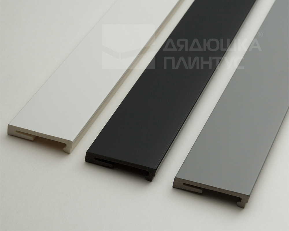 Плинтус напольный Salag Alpha 65*17*2200 мм AP6603 Чёрный