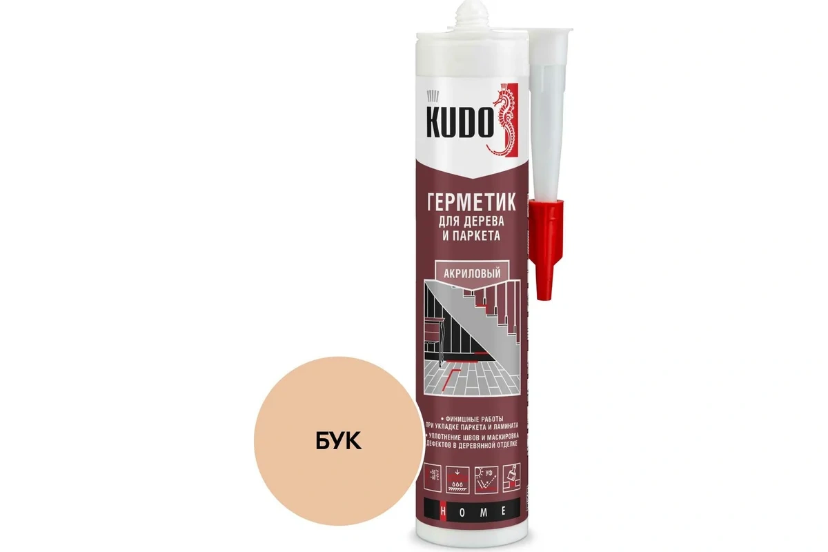 Герметик KUDO "KSK-314" для паркета Бук 280мл
