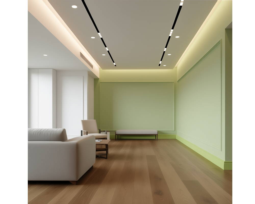 Плинтус из полистирола высокой плотности Волшебная Палочка 80*12*2000. MSPOL 102 Белый под покраску