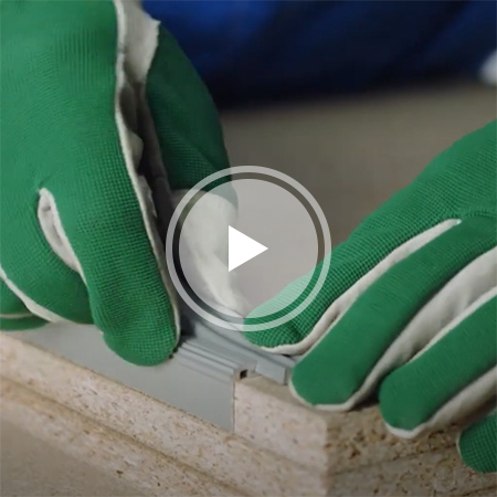 Профиль с ПВХ вставкой