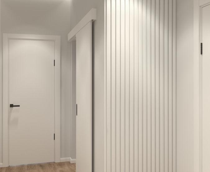 Панель вспененный полистирол ГРЕЙС 3D RAIL 120*2700 мм Белая