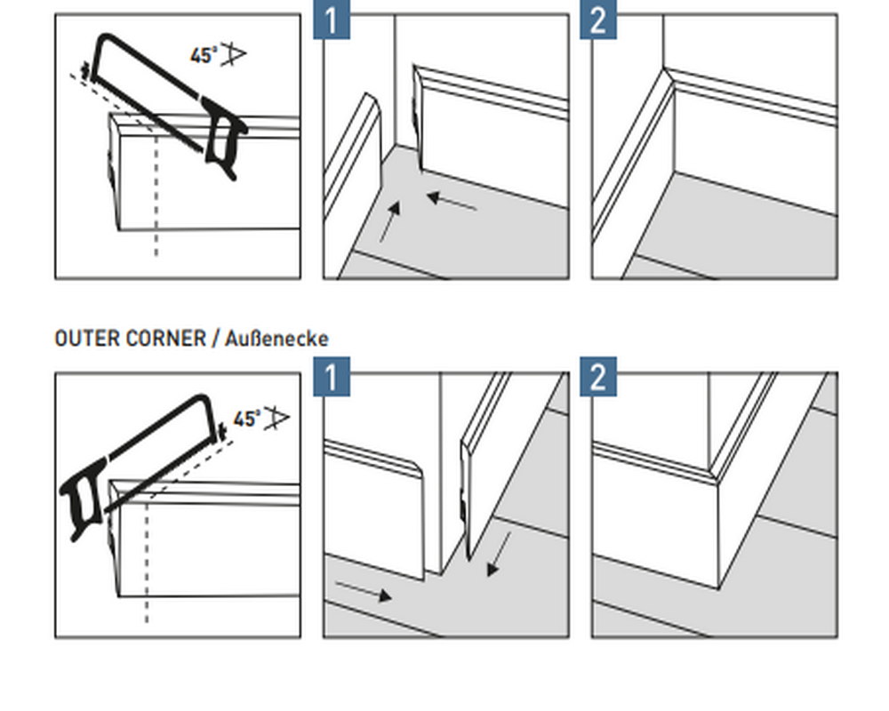 Плинтус Arbiton VIGO60 147 Дуб Джорджтаун 2,2 м