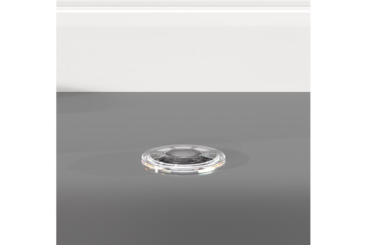 Упор  дверной скрытый STELS TR Прозрачный (45893) (ARMADILLO)