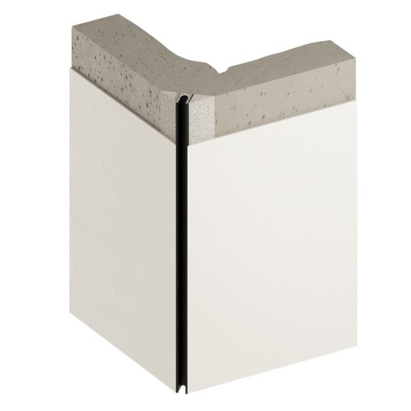 Разделитель алюминиевый стеновой Decaro D009A Black 3,0м