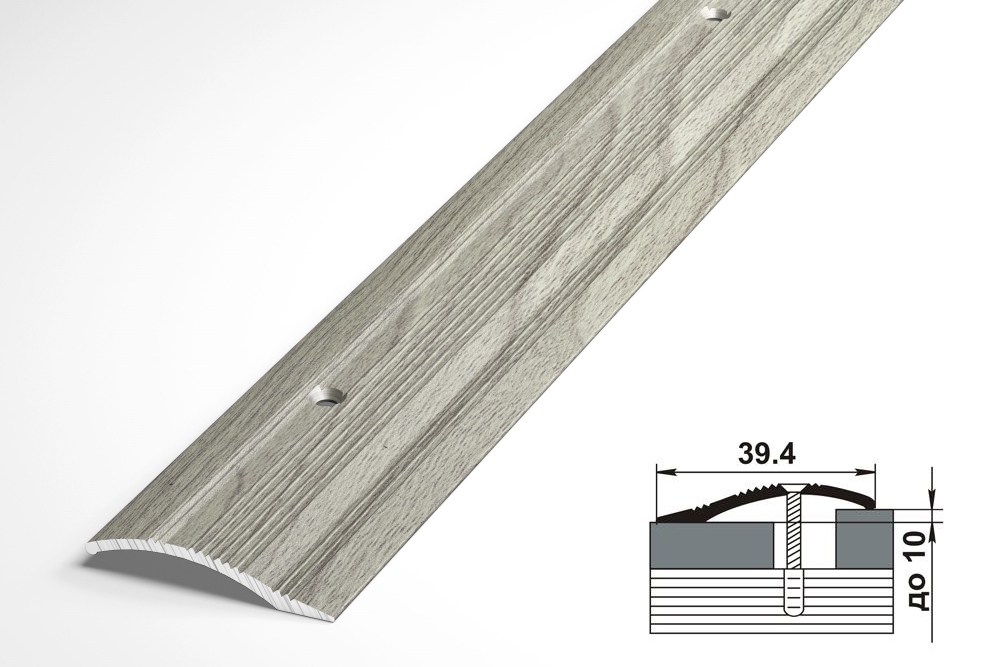Порог разноуровневый ПР 02.900.R195 Сосна серебристая