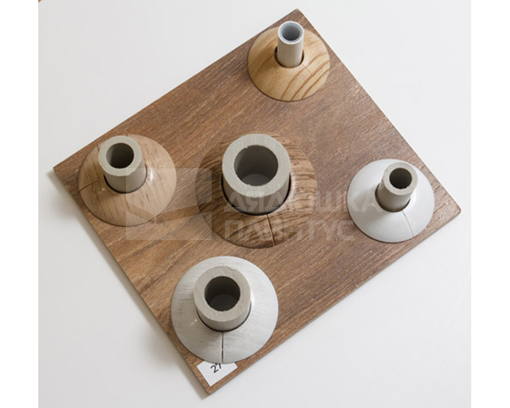 Обвод для труб 3/4 ПВХ ИДЕАЛ 28мм 261 Клен