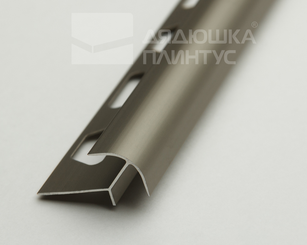 Профиль окантовочный ПО-10х10 серебро/мат 2,7