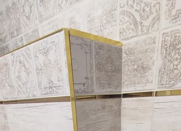 Профиль для плитки внешний Волшебная палочка MSPK 03-12.2700.PB латунь полированная 12мм*2,7м