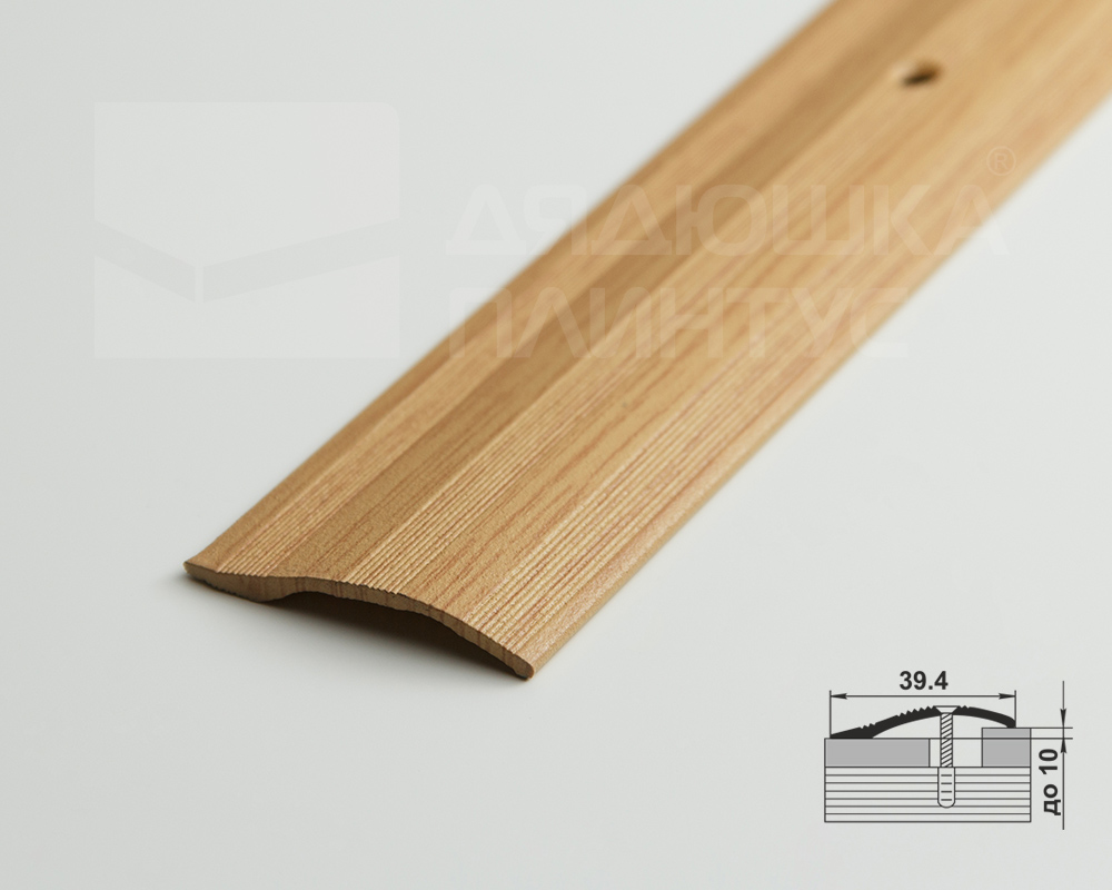 Порог разноуровневый ПР 02.1800.082 Дуб светлый