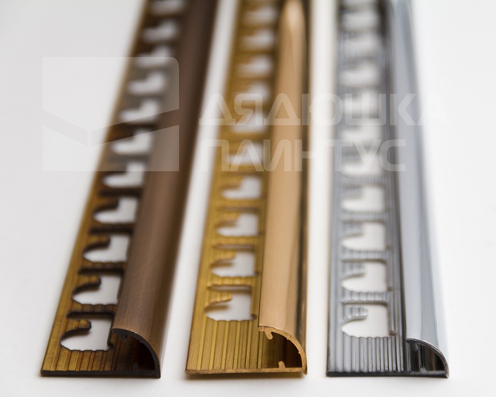 Профиль окантовочный Progress PJOC 10 10 мм 2,7м Хромированный