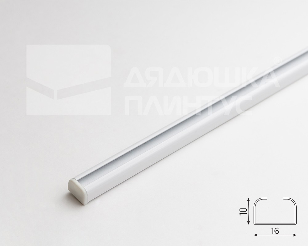 Карниз U-образный 1 ряд алюмин. Бриз МАГЕЛЛАН 2,0м