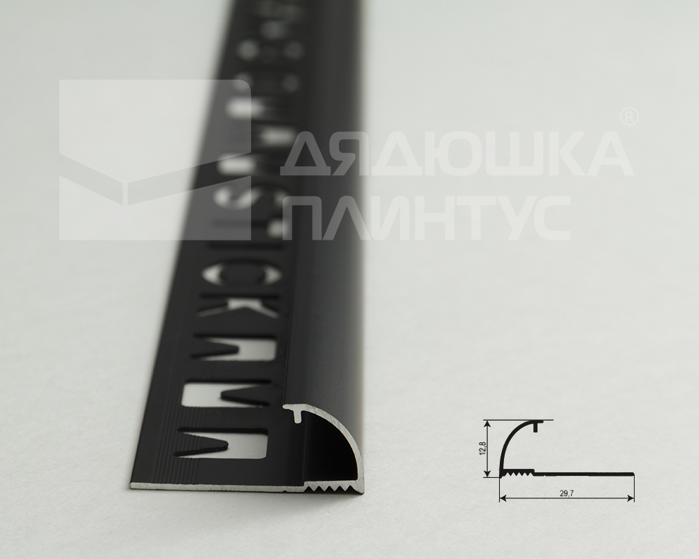 Профиль окантовочный Волшебная палочка MSPK 03-9.2700.15 10мм 2,7м Чёрный