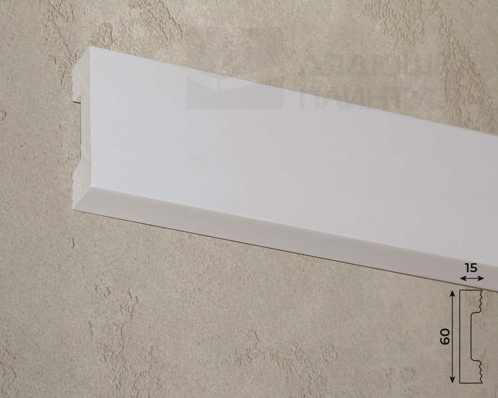 Молдинг Волшебная палочка 2 UHD 09/60D 60*15*2000 NCS 1500-N.Цвет 404