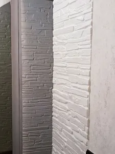 Панель ПВХ ГРЕЙС 980*500 10шт/уп Сланец Кварцит серый. Цена указана за 4,9 м²