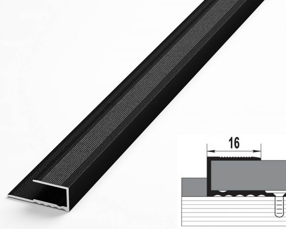 Профиль окантовочный ПК 05.2700.215 Черный