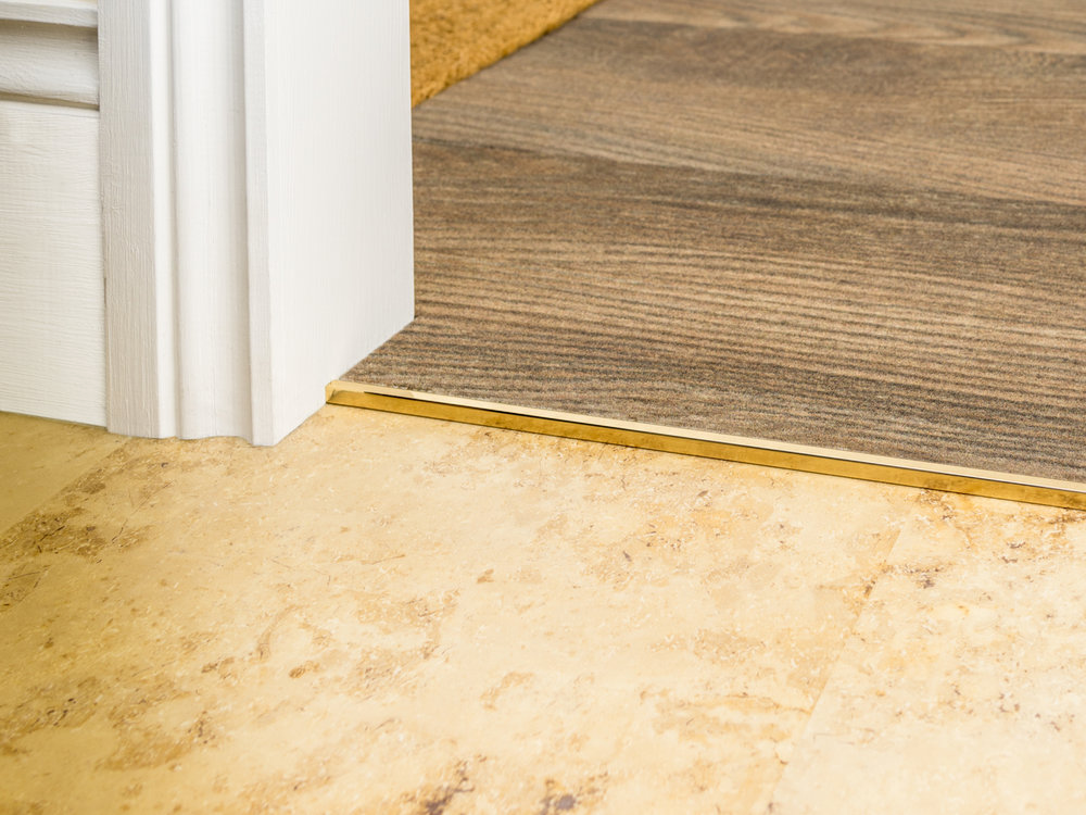 П-образный латунный профиль 10 мм полированный PCLOL 10