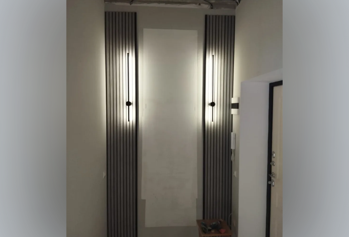 Панель вспененный полистирол ГРЕЙС 3D RAIL 120*2700 мм.  Береза