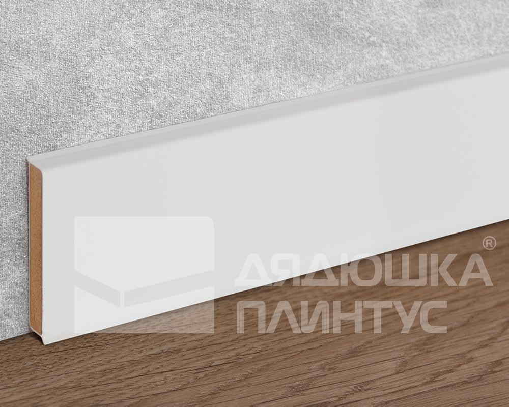 Плинтус ХДФ Dollken Cubu Flex Life 80мм х 2,5 м 1013 Белый