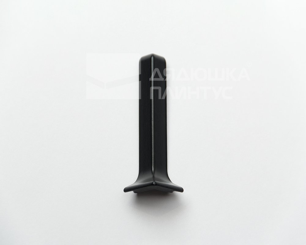 Угол наружный для плинтуса Волшебная палочка 40 мм Чёрный матовый